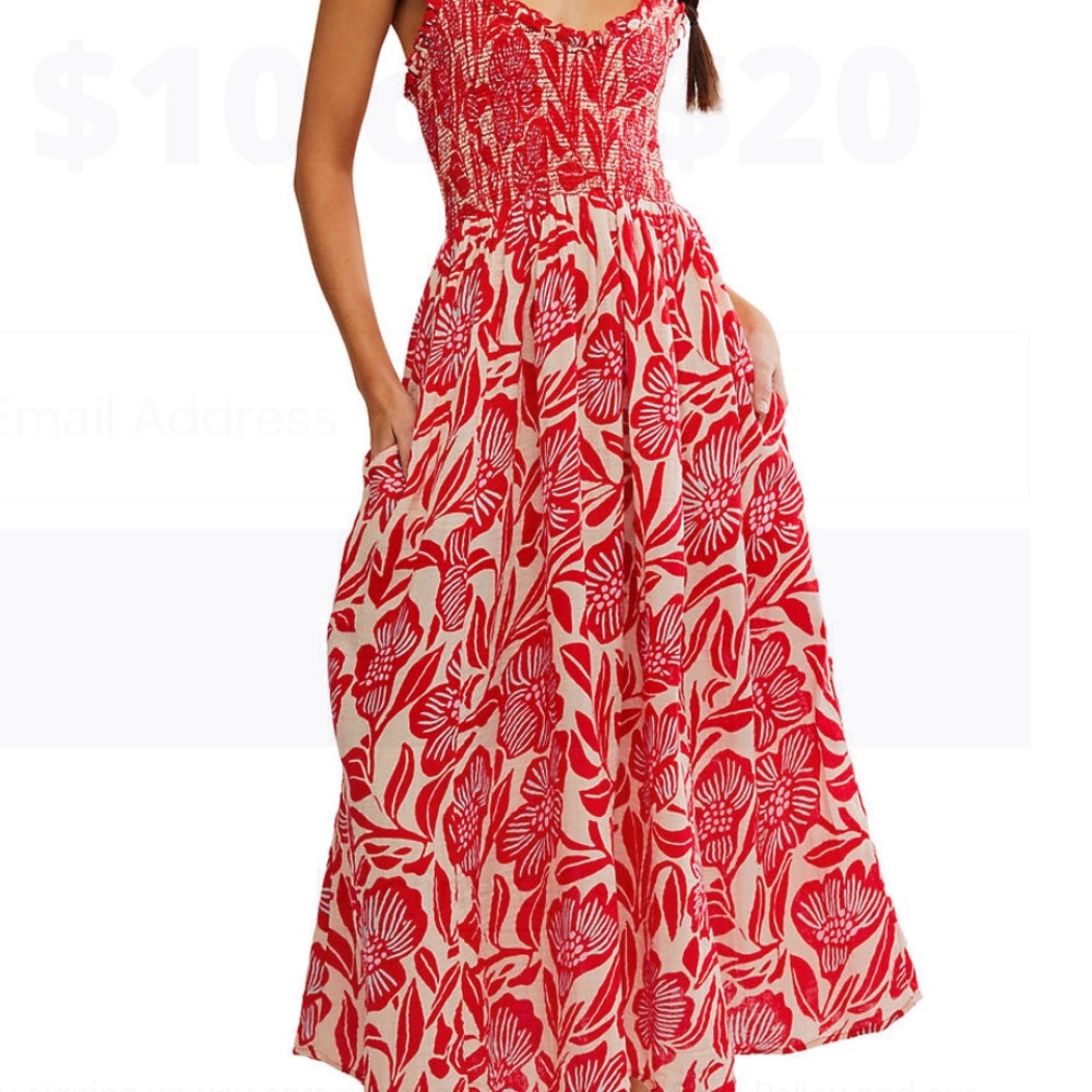 Free People- Sweet Nothings  Midi Dress